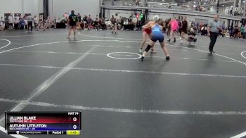 120 lbs Round 7 (8 Team) - Autumn Littleton, Buccaneers WC vs Jillian Blake, South Side WC