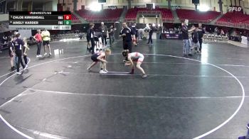 82 lbs 2nd Place Match - Chloe Kirkendall, Nebraska Wrestling Academy vs Ainsly Harder, Fremont Wrestling Club