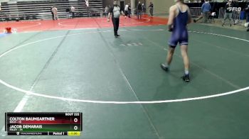 135 lbs Quarterfinal - Colton Baumgartner, Bold vs Jacob DeMarais, Foley