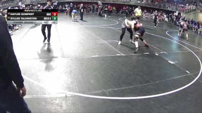 138 lbs Champ. Round 2 - Haylee Gompert, Mitchell Wrestling Club vs Ryllee Talkington, Rocket Wrestling Club / RWC - Girls