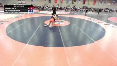 138 A Cons. Round 2 - Kinnley Smith, Indiana Tech vs Madeline Barton, Quincy