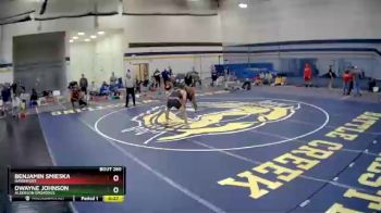 197 lbs Cons. Round 3 - Dwayne Johnson, Alderson Broaddus vs Benjamin Smieska, Davenport