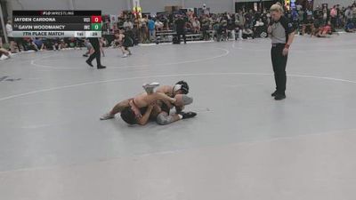 157 lbs 7th Place Match - Gavin Woodmancy, ISI Wrestling Club vs Jayden Cardona, Vici