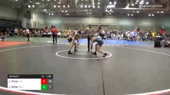 138 lbs Prelims - Jeremiah Price, Roundtree Wrestling Academy vs Josh Miller, Team Nauman Purple