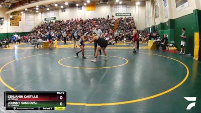 160 lbs Champ. Round 1 - Cenjamin Castillo, La Mirada vs Johnny Sandoval, El Dorado