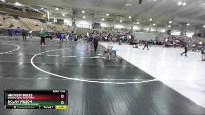 130 lbs Champ. Round 1 - Nolan Wilson, Nolensville Wrestling Club vs Andrew Boles, Ground Zero Wrestling