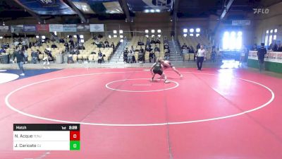 165 lbs Match - Nicholas Acque, TCNJ vs Jacob Caricato, Castleton