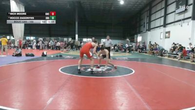 165 lbs Semifinal - Rocco Zagorites, Scanlan Wrestling Academy vs Nick Moore, Grizzly Wrestling Club