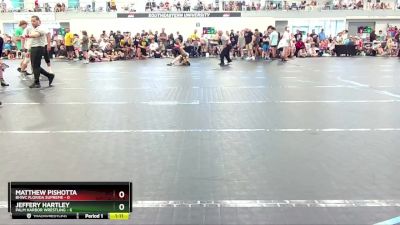 106 lbs Round 4 (6 Team) - Matthew Pishotta, BHWC Florida Supreme vs Jeffery Hartley, Palm Harbor Wrestling