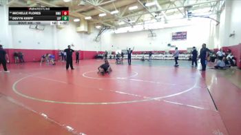 155 lbs Champ. Round 2 - Devyn Kripp, Long Beach Poly vs Michelle Flores, Rio Mesa