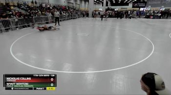 126 lbs Cons. Round 2 - Nicholas Collins, Tennessee vs Wyatt Novitzki, Pursuit Wrestling Minnesota