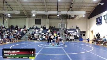 126 lbs Finals (2 Team) - Gabriel San Juan, Brantley County HS vs Angel Wilson, Long County