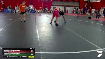 215 lbs Round 2 (4 Team) - Augustus Winkler, Glenbard East vs Hunter Richmond, Canton