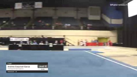 Andres Esquivel-Garza - Floor, Champions Gymnastics - 2021 USA Gymnastics Development Program National Championships