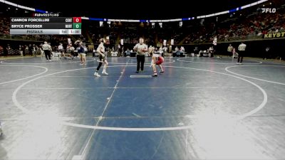 96 lbs Pigtails - Cannon Forcellini, Central Cambria vs Bryce Prosser, North Allegheny