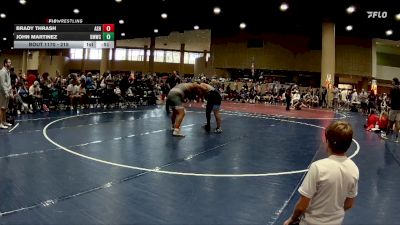 215 lbs Cons. Round 5 - John Martinez, Brother Melchior Wrestling Clu vs Brady Thrash, Ashville