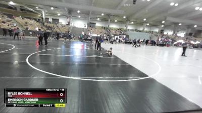 58 lbs Semifinal - Rylee Bonnell, TWC vs Emerson Gardner, Seymour Youth Wrestling