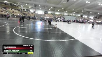 58 lbs Semifinal - Rylee Bonnell, TWC vs Emerson Gardner, Seymour Youth Wrestling