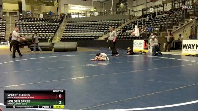 45 lbs 7th Place Match - Holden Spree, Davis County Elite vs Wyatt Flores, Moen Wrestling Academy