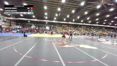 126 lbs Quarterfinal - Breckin Henry, Camel Kids Wrestling vs Casten Martin, Stillwater Gladiators