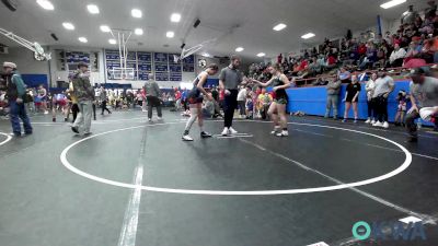 126 lbs Rr Rnd 1 - Reagan Doyle, Cowboy Wrestling Club vs Josie Penn, Chandler High School Girls