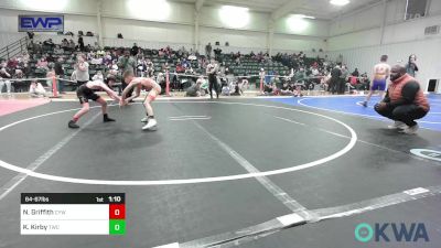 64-67 lbs Rr Rnd 2 - Noah Griffith, Coweta Tiger Wrestling vs Kopelan Kirby, Tahlequah Wrestling Club