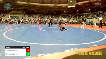 46 lbs Quarterfinal - Cassius Matthias, Nebraska Wrestling Academy vs Nelson Zwanziger, Immortal Athletics WC