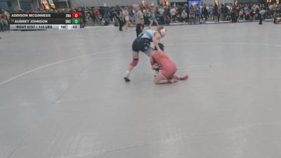 110 lbs Cons. Rd Of 16 - Aubrey Johnson, Beatrice Wrestling Club vs Addison McGinness, Sebolt Wrestling Academy