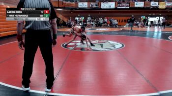 120 lbs Quarterfinal - Aaron Goss, Elko vs Ivan Hernandez, Buhl