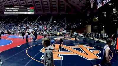 1A-126 lbs Cons. Round 3 - Samson Dobbs, Commerce Hs vs Landon Poole, Fannin County HS