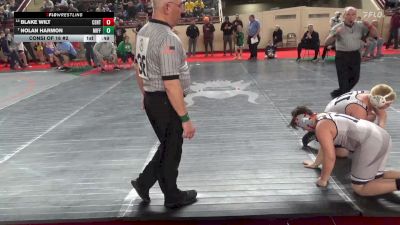 160_B lbs Consi Of 16 #2 - Blake Wilt, Central vs Nolan Harmon, Mifflin County