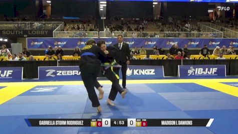 Madison L Dawkins vs Gabriella Storm Rodriguez 2026 Pan Jiu Jitsu IBJJF Championship