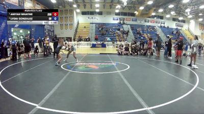 95 lbs Round 3 - Aniyah Whayne, Attack vs Lydia Gonzalez, Gladiator WC