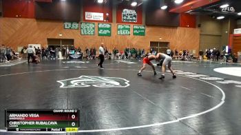165 lbs Champ. Round 2 - Armando Vega, Bakersfield vs Christopher Rubalcava, Lassen