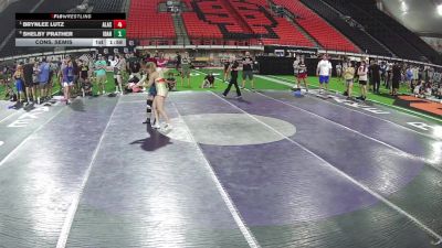 135 lbs Cons. Semis - Brynlee Lutz, Alaska vs Shelby Prather, Idaho