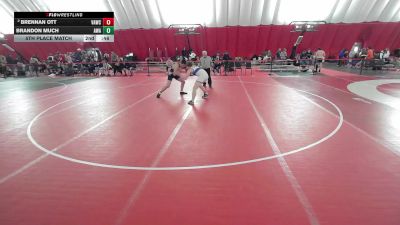 USA Junior Boys - 190 lbs 3rd Place Match - Zachary Plank, Warrior Warehouse vs Dylan Hood, Wisconsin