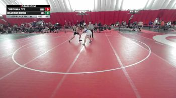 USA Junior Boys - 190 lbs 3rd Place Match - Zachary Plank, Warrior Warehouse vs Dylan Hood, Wisconsin