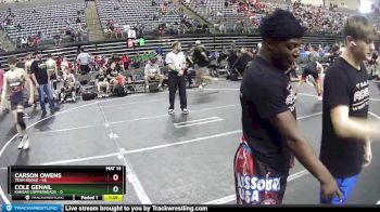 125 lbs Round 5 (6 Team) - Cole Genail, Kansas Copperheads vs Carson Owens, Team Rogue