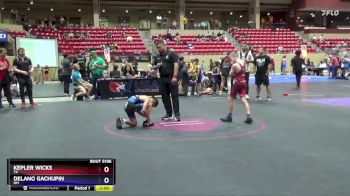 78 lbs Cons. Round 2 - Kepler Wicks, TX vs Delano Gachupin, NM
