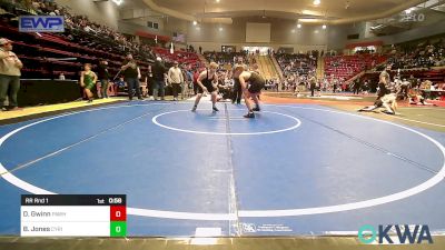 Rr Rnd 1 - Daegen Gwinn, Pawhuska Elks Takedown vs Brody Jones, Cyril