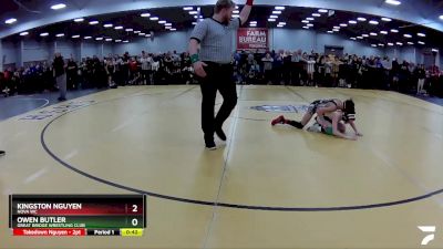 71 lbs Champ. Round 1 - Owen Butler, Great Bridge Wrestling Club vs Kingston Nguyen, Nova WC