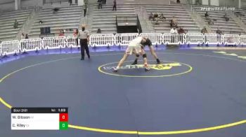 120 lbs Prelims - William Gibson, NC vs Cooper Riley, CA