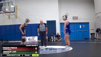 144 lbs Champ. Round 2 - Addison Law, Syracuse vs Mason Pierce, Sugar Salem