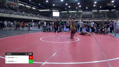 295 lbs Semifinal - Evan Canady, Chester vs Zachary Shaffer, Red Lion