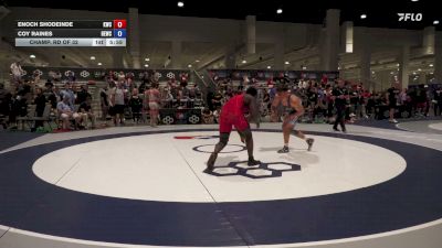97 kg Champ. Rd Of 32 - Enoch Shodeinde, Knights Wrestling Club vs Coy Raines, Husky Elite Wrestling Club