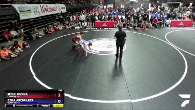 110 lbs Placement - Jesse Rivera, CVWA-FR vs Ezra Archuleta, OCWA-FR