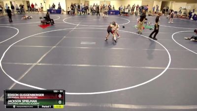 92 lbs Cons. Round 4 - Jackson Spielman, Owatonna Wrestling Academy vs Edison Guggenberger, Centennial Youth Wrestling