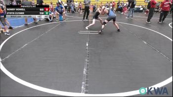 100 lbs Consi Of 4 - Rowdy Howell, Madill Takedown vs Zydyn Clymer, Team Guthrie Wrestling