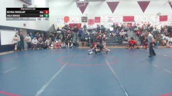 110 lbs Quarterfinal - Elysia Wuollet, Kalama (Girls) vs Aila Soule, Ilwaco (Girls)