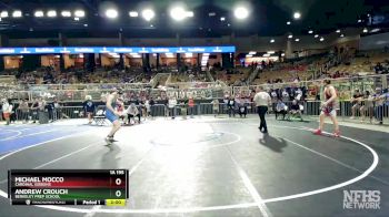 1A 195 lbs Semifinal - Andrew Crouch, Berkeley Prep School vs Michael Mocco, Cardinal Gibbons
